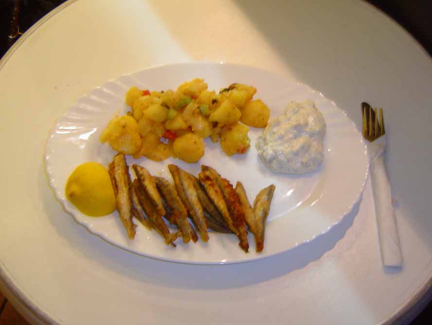 Sardinen mit Spezialkartoffelsalat-1